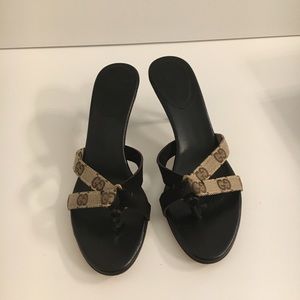 Gucci heeled sandals - authentic!